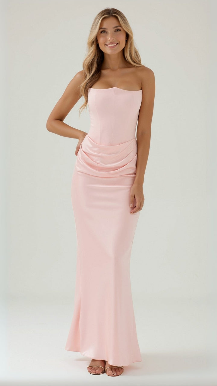 Bella | Women’s Wedding Guest Column Maxi Dress