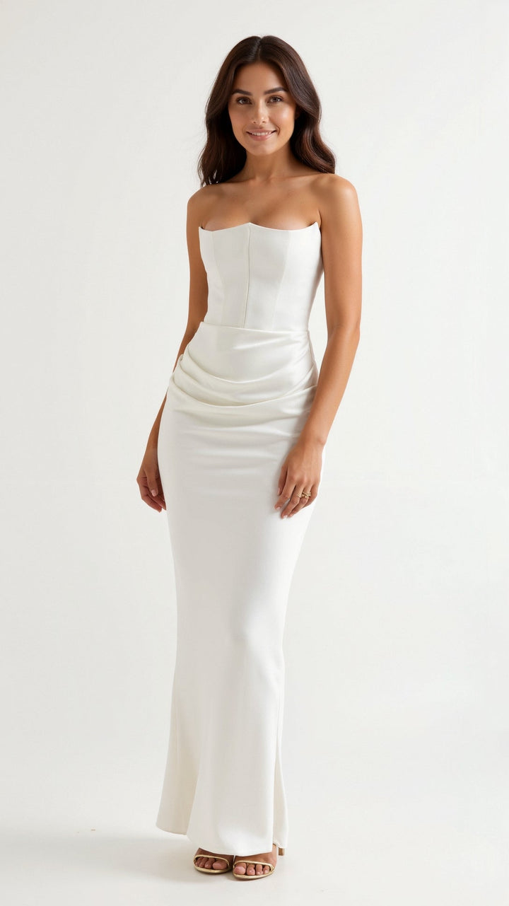 Bella | Women’s Wedding Guest Column Maxi Dress