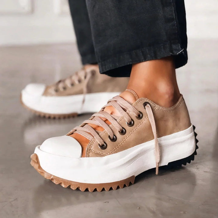 Daisy | Women Casual Lace Up Platform Everyday Sneakers