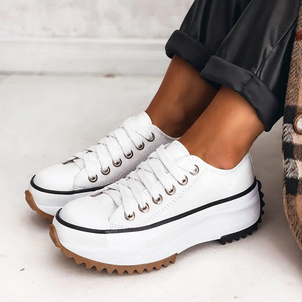 Daisy | Women Casual Lace Up Platform Everyday Sneakers