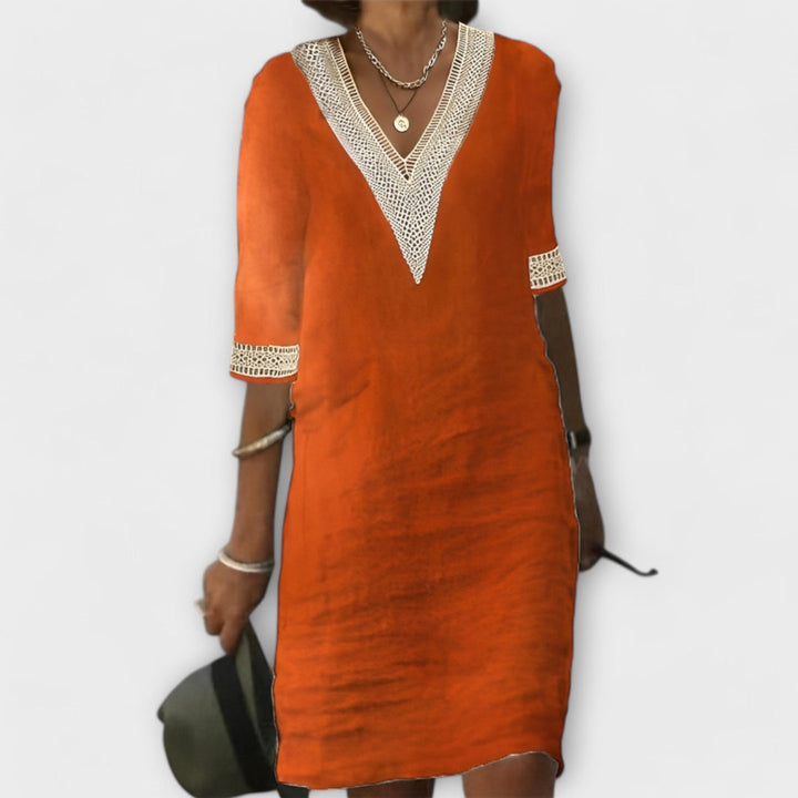 Ariel | Women’s Summer Boho Short Sleeve Dress