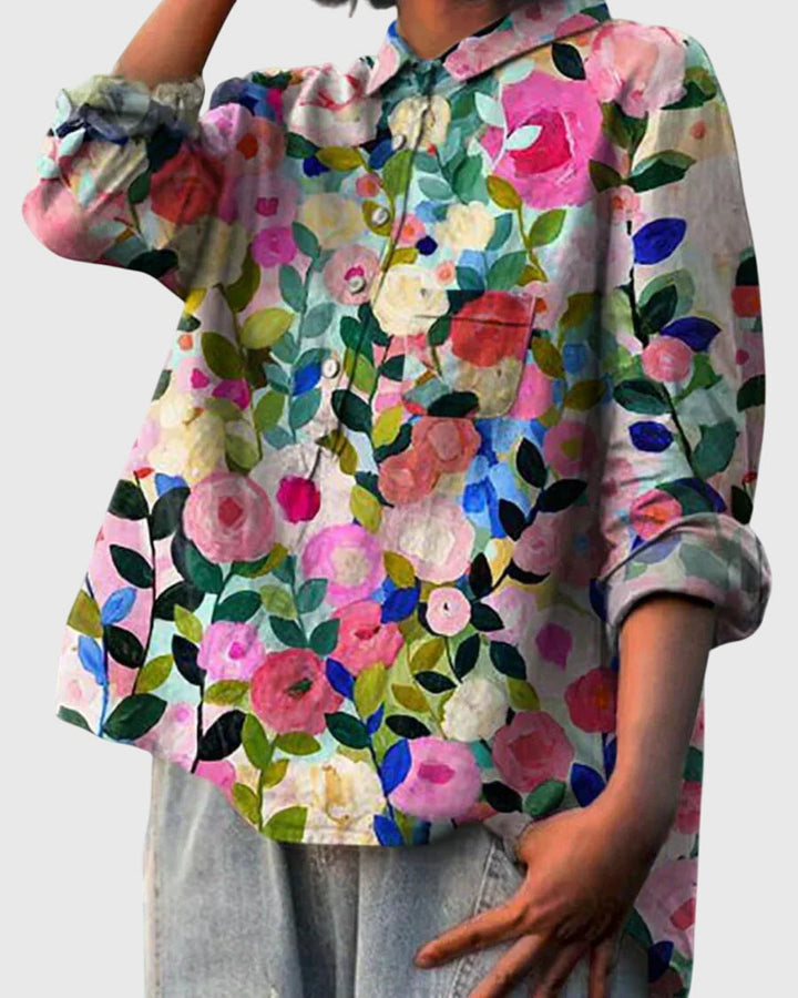 Valeria - Floral Print Blouse