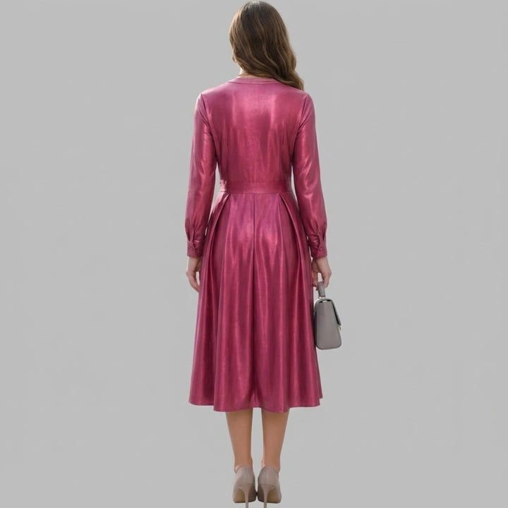 Avelina | V-Neck Midi Dress
