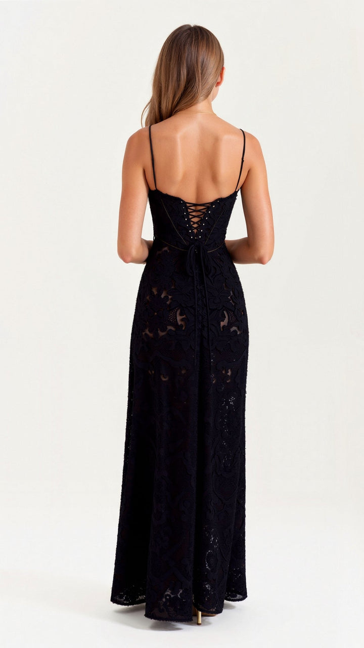 Lauren | Women’s Wedding Guest Dress Bustier Maxi Dress