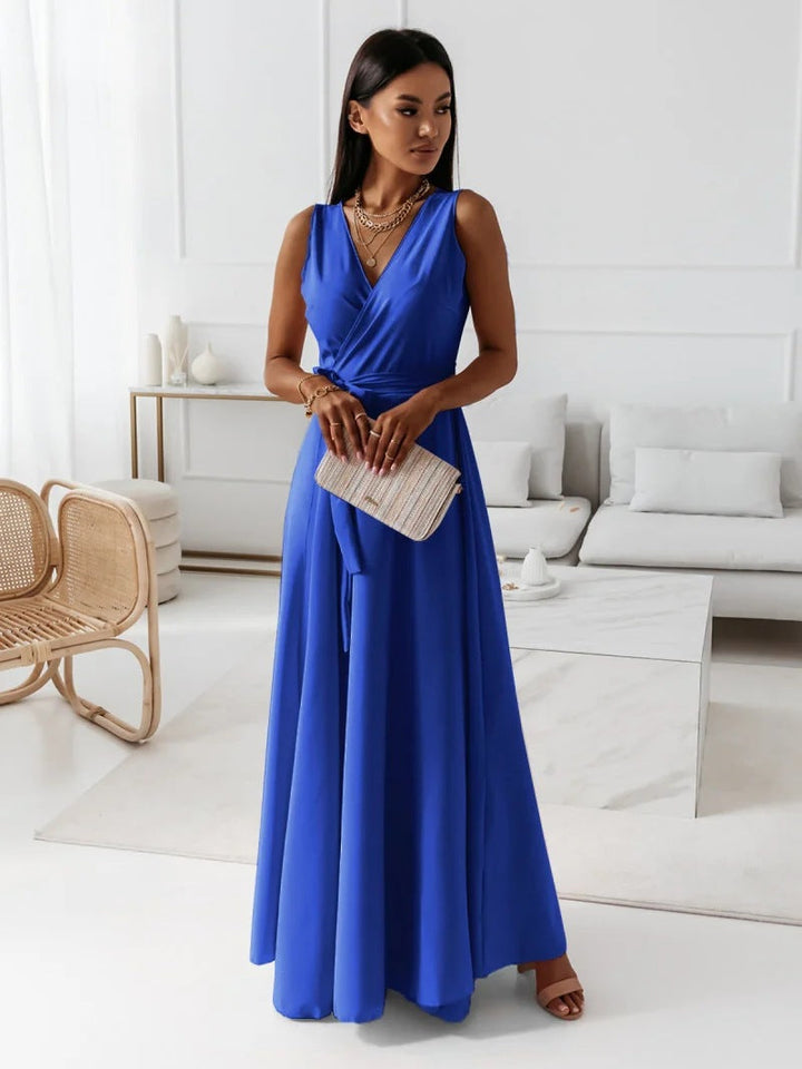 Hailey | Women Wedding Guest Elegant Wrap Maxi Dress