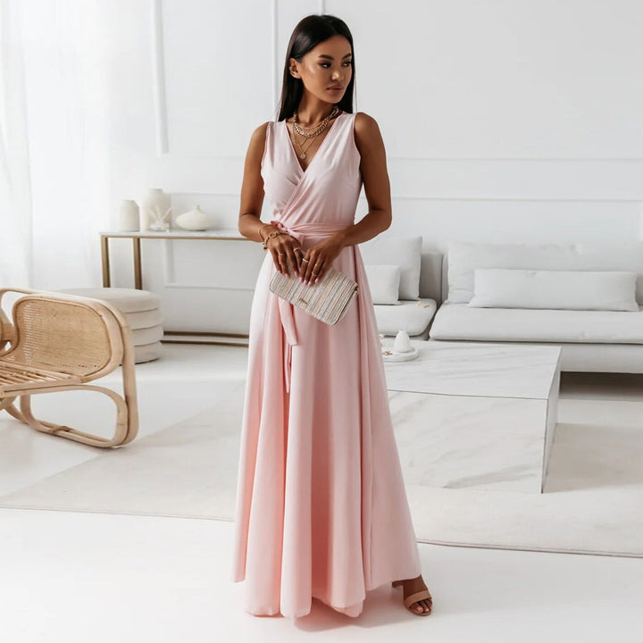 Hailey | Women Wedding Guest Elegant Wrap Maxi Dress