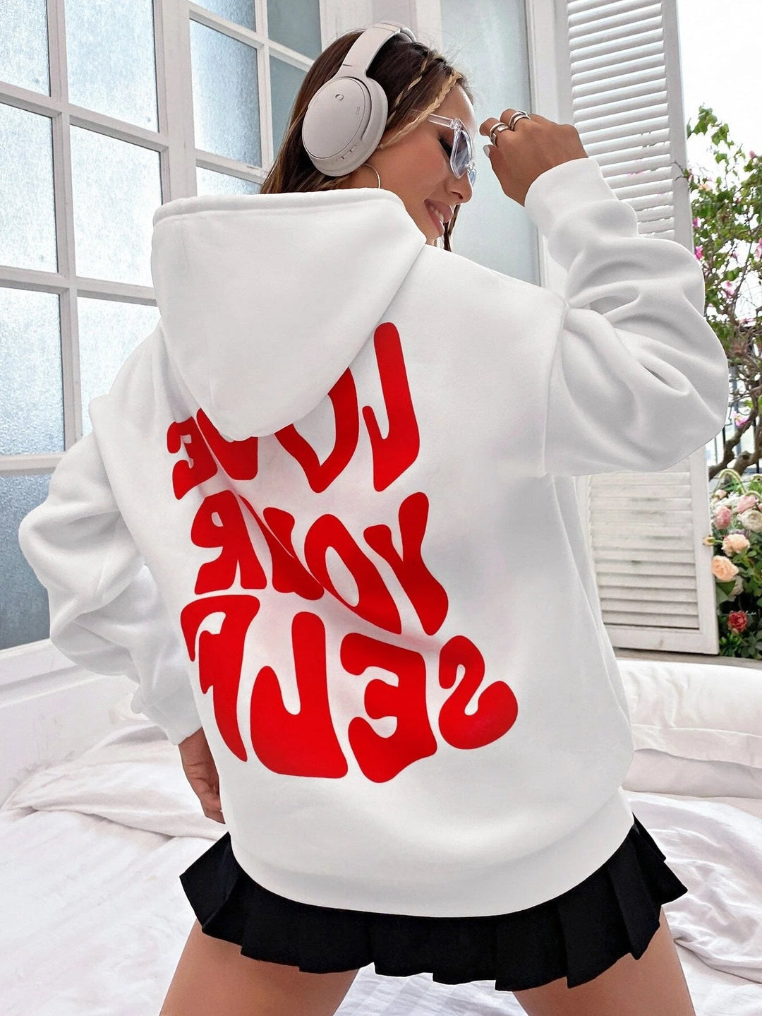 Eleanor | Women’s Hoodie with Drawstring Hood and Front Kangaroo Pocket