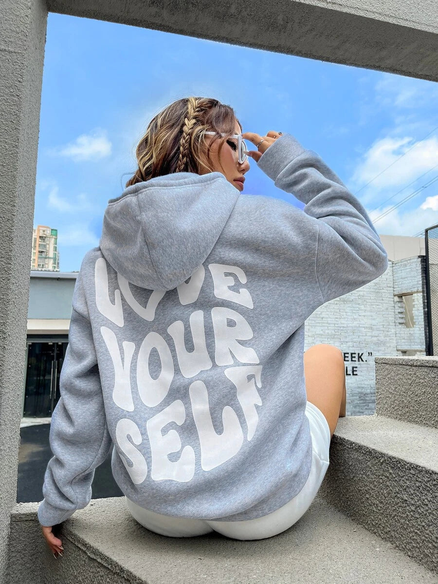 Eleanor | Women’s Hoodie with Drawstring Hood and Front Kangaroo Pocket