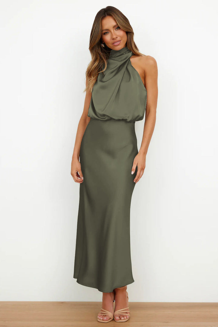 Faith | Women’s Chic Halter Evening Dress