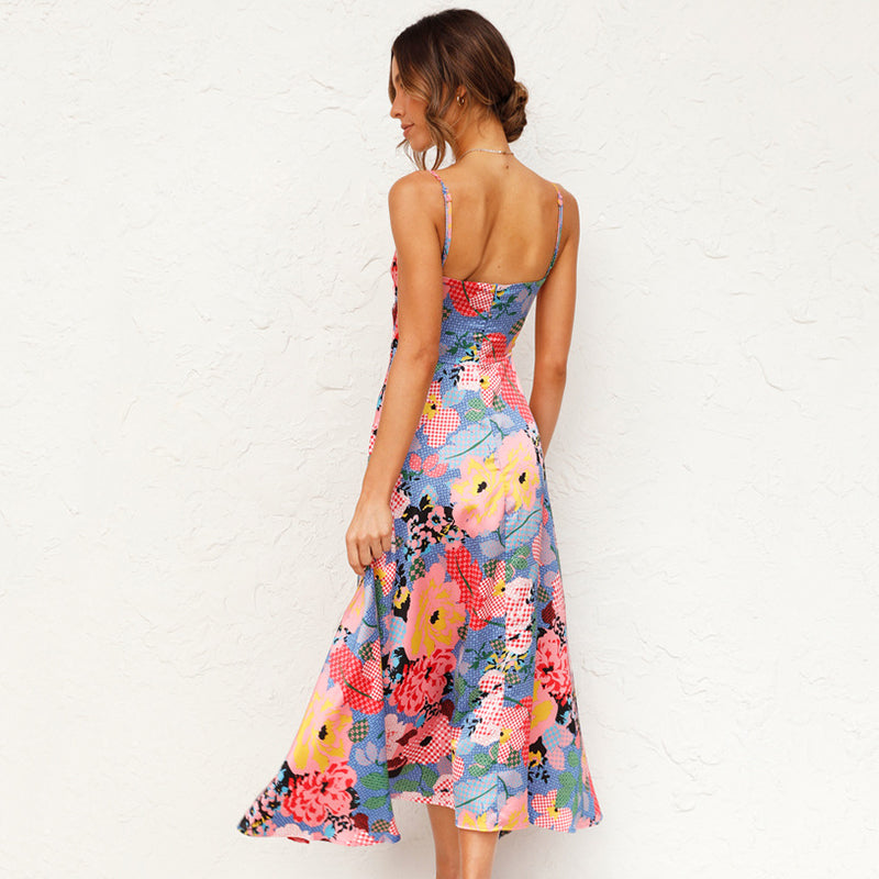 Faith | Women’s Wedding Guest Printed Maxi Dress