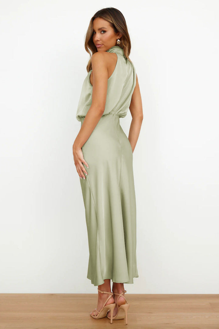 Faith | Women’s Chic Halter Evening Dress