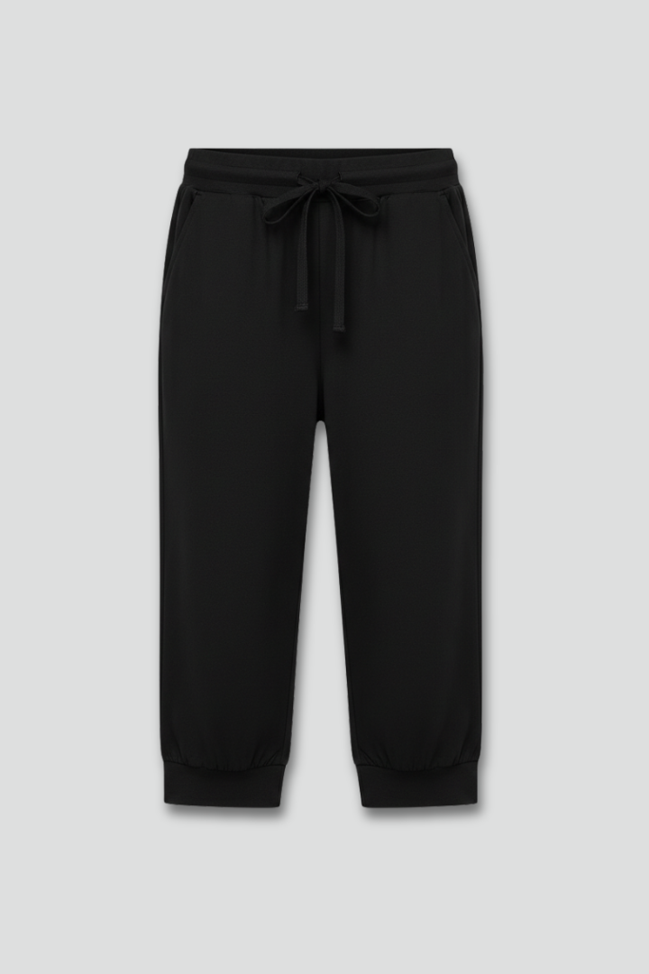 Audrey | Women’s Capri Pants with Drawstring Waist and Side Pockets