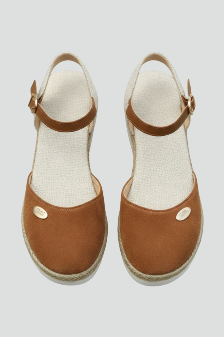 Maya  | Women’s Closed-Toe Espadrille Sandals with Slingback Strap