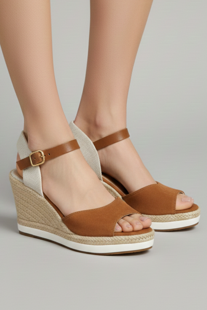 Maya  | Women’s Closed-Toe Espadrille Sandals with Slingback Strap