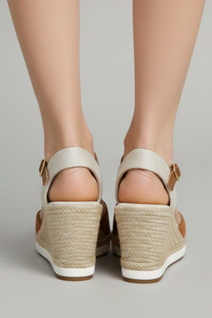 Maya  | Women’s Closed-Toe Espadrille Sandals with Slingback Strap
