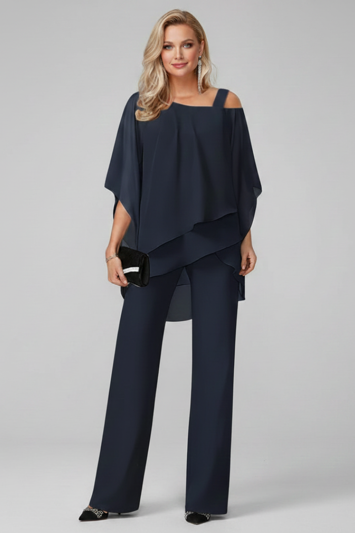 Chloe | Women’s Off-Shoulder Flowing Wide-Leg Jumpsuit