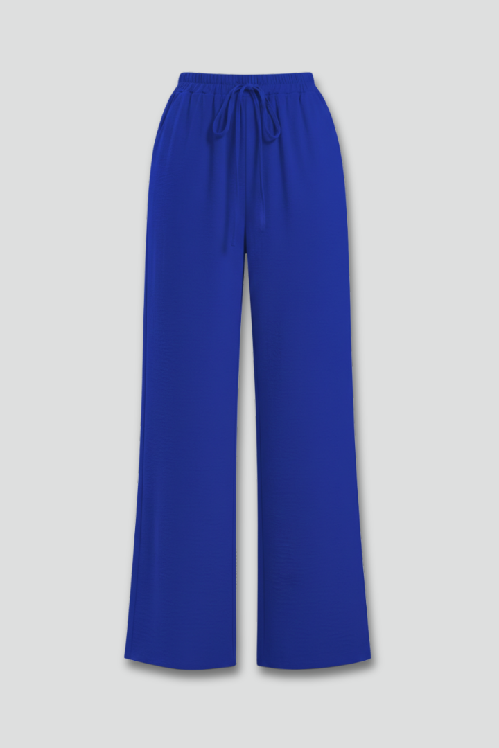 Claire | Women’s Palazzo Pants with Drawstring Waist and Side Pockets