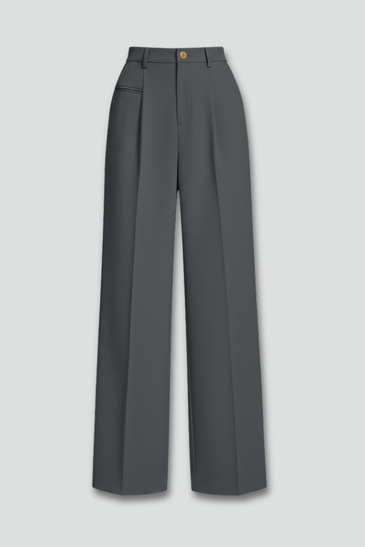 Blair | Women’s Palazzo Pants with Front Pleats and Back Pockets