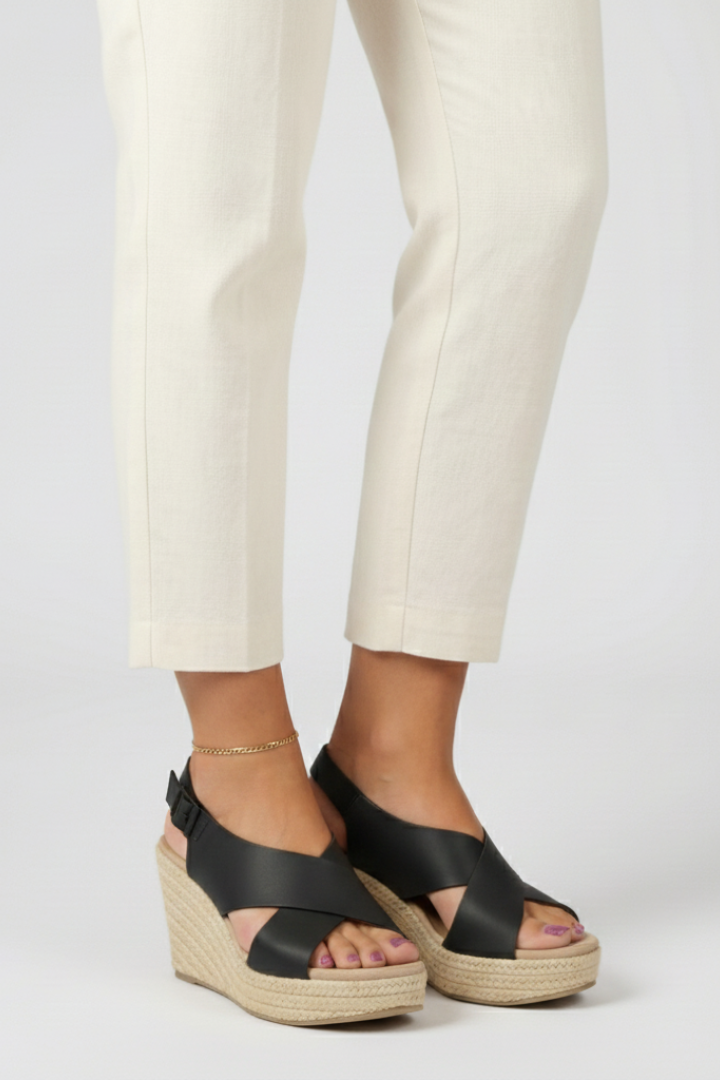 Michelle | Women’s Wedge Crossover Slingback Sandals