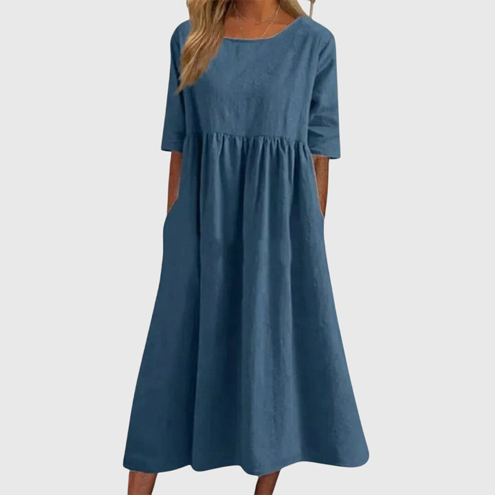 Haisley | Elegant Short-Sleeved Dress