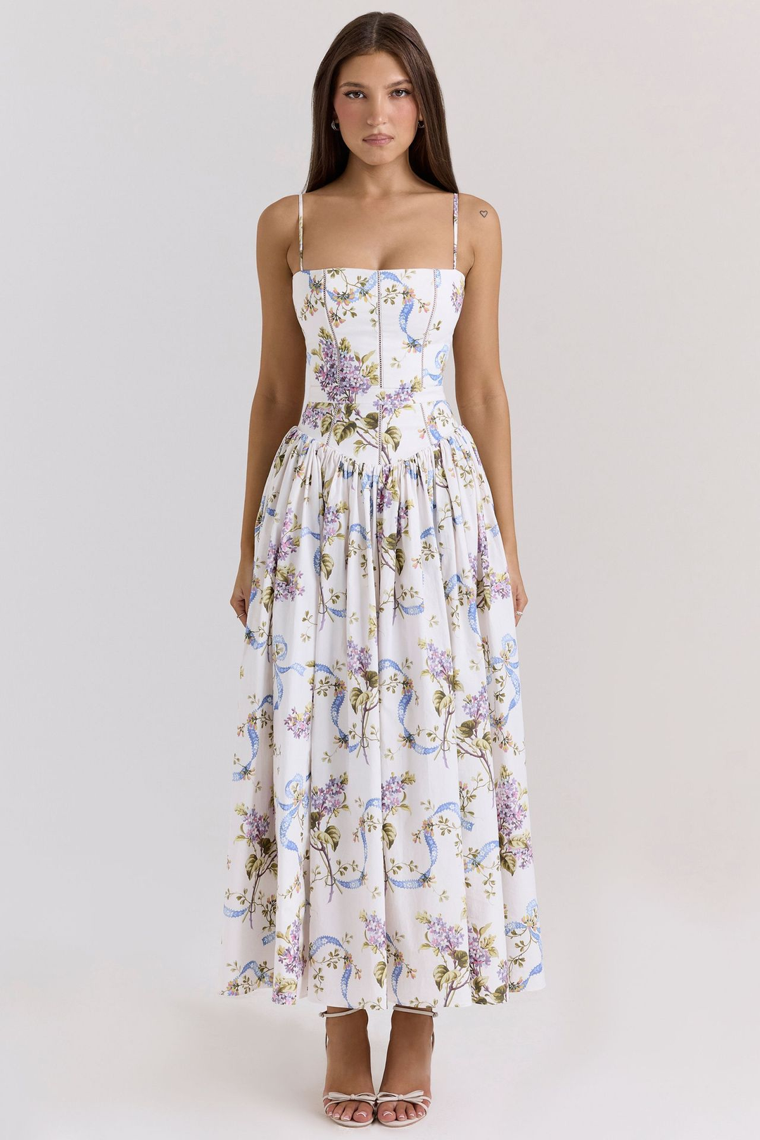 Gabriella | Women’s Wedding Guest Elegant Corset Midi Dress