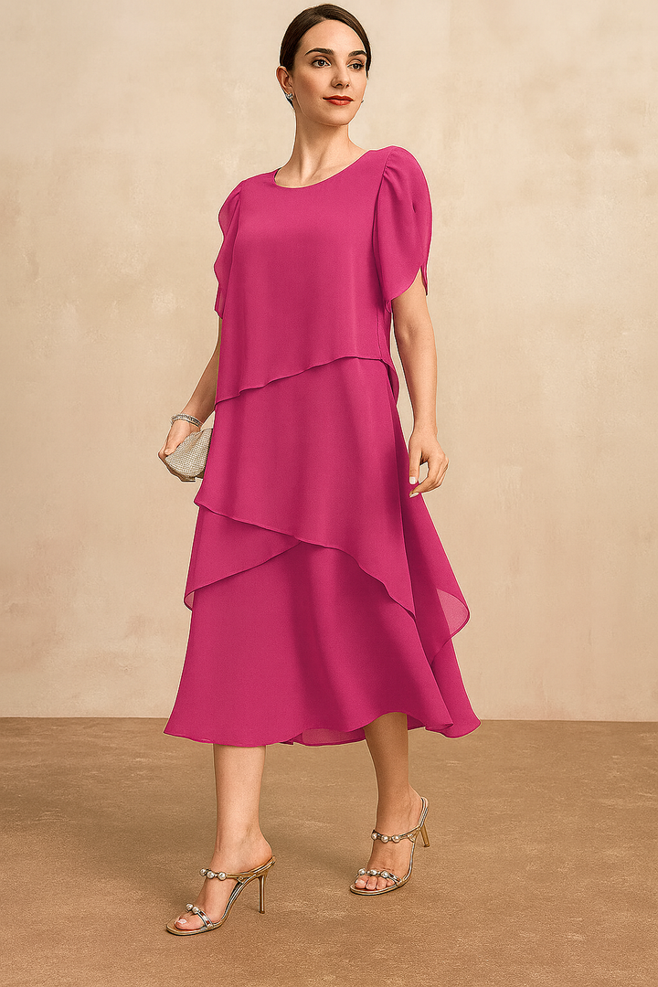 Olivia | Women’s Soft Classic Chiffon Dress