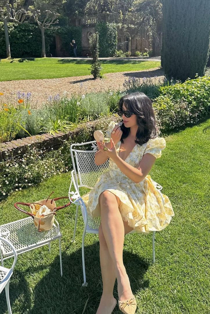 Caroline | Women’s Floral A Line Puff Sleeve Mini Dress